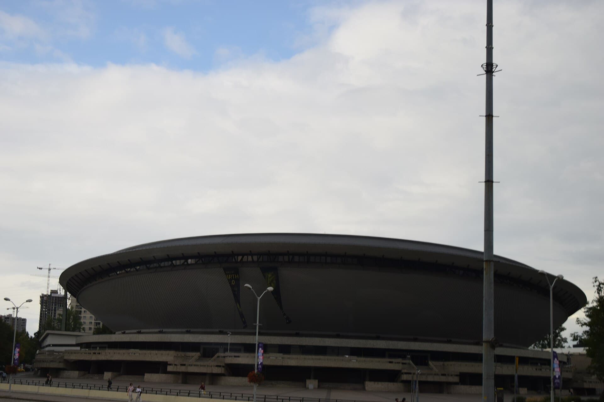 Spodek, a arena em forma de disco voador