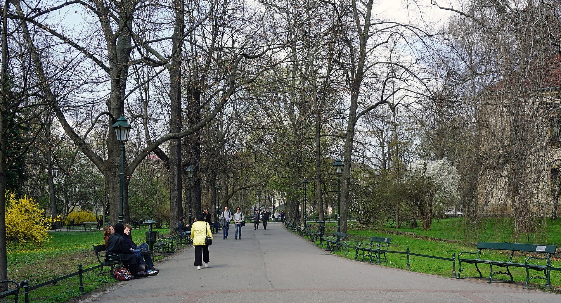 Parque Planty na primavera