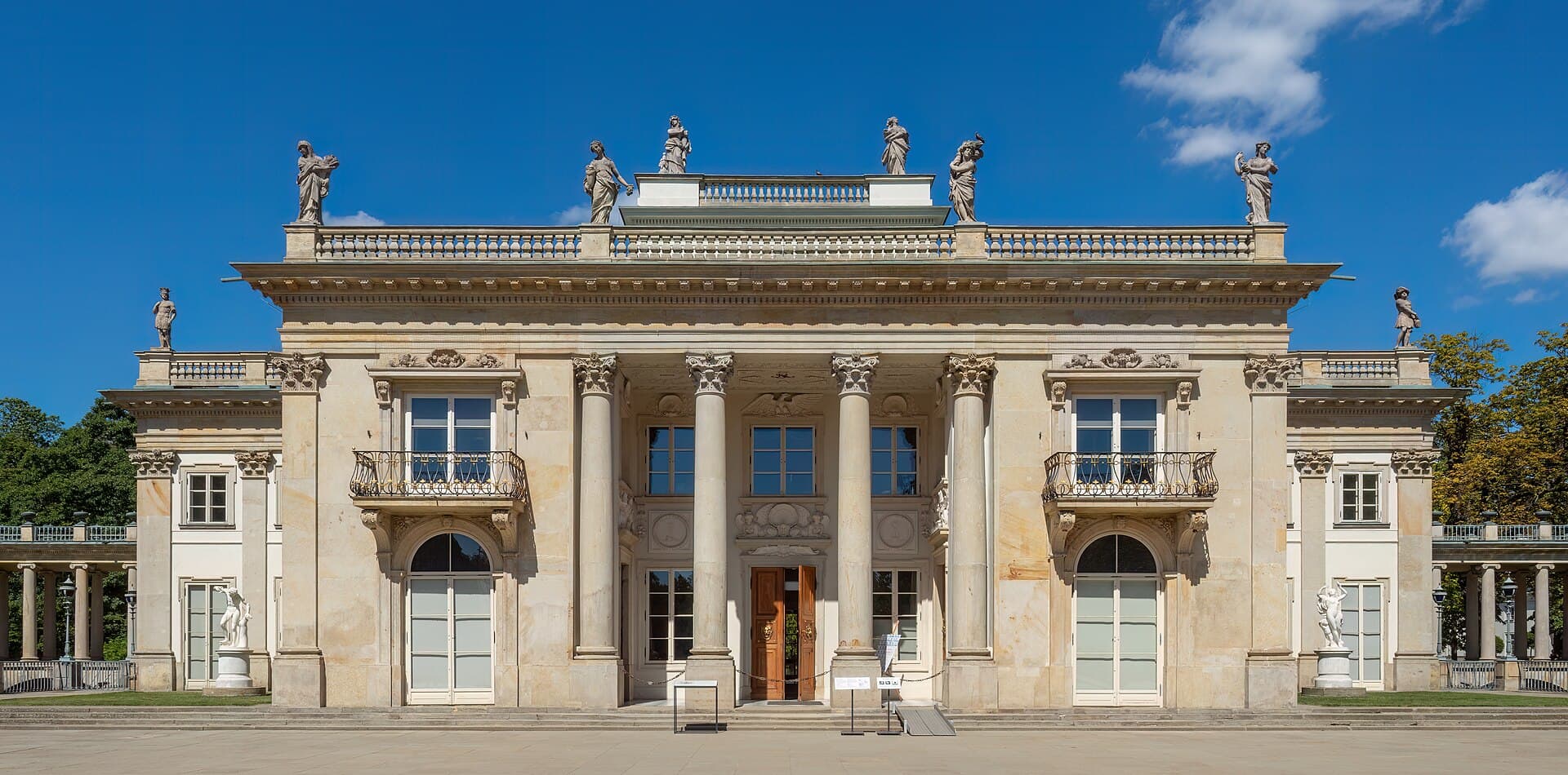 Palácio na Ilha, Parque Łazienki