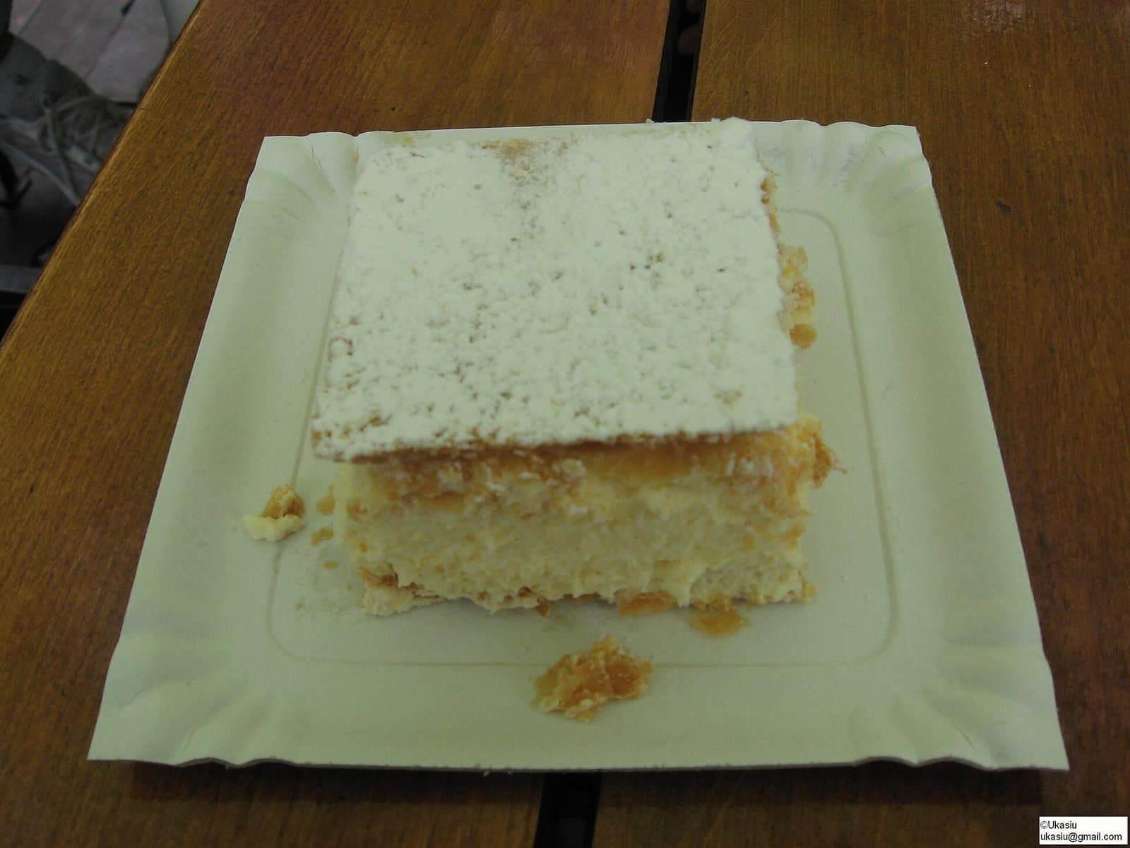 Kremówka papieska, o bolo de creme de Wadowice